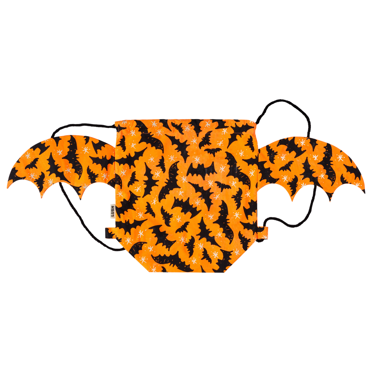 They Only Come Out At Night Orange Drawstring Bag
